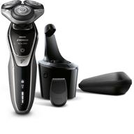 enhanced philips norelco s5370/84 electric shaver: wet & dry, turbomode, smartclean logo