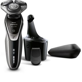 img 4 attached to Enhanced Philips Norelco S5370/84 Electric Shaver: Wet & Dry, Turbomode, SmartClean