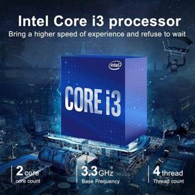 img 2 attached to Гонгту Мини ПК с процессором Intel Core i3, 8 ГБ ОЗУ, 🖥️ 128 ГБ SSD, 3,6 ГГц процессор, HDMI/VGA/USB3.0, двухдиапазонный WiFi, гигабитный Ethernet, Bluetooth.