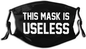 img 4 attached to Useless Funny Face Mask with 2 Filters - Adjustable Prank Balaclava for Adults