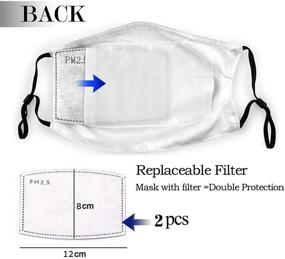 img 2 attached to Useless Funny Face Mask with 2 Filters - Adjustable Prank Balaclava for Adults