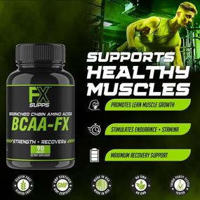 img 1 attached to Увеличьте свою производительность с BCAA-FX от Fx Supps: великолепные капсулы аминокислот для набора сухой массы мышц, повышения выносливости и быстрого восстановления (90 капсул)