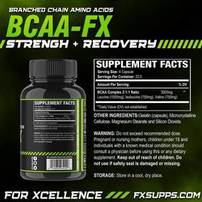 img 3 attached to Увеличьте свою производительность с BCAA-FX от Fx Supps: великолепные капсулы аминокислот для набора сухой массы мышц, повышения выносливости и быстрого восстановления (90 капсул)