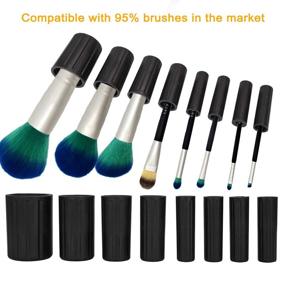 img 2 attached to 🧼 DOTSOG Premium Electric Makeup Brush Cleaner Efficiently Washes and Dries Brushes, Automatic Cleaning Tool and Machine for Makeup Brush Maintenance