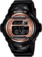 ⌚️ casio bg169g-1 baby g часы черного цвета для женщин логотип