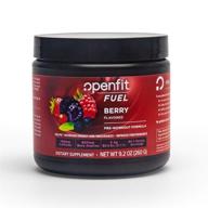 🍇 optimized openfit fuel: berry-flavored pre-workout formula w/ beta alanine, bcaas, no artificial flavors - 40 servings logo