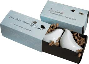 img 1 attached to 🕊️ Weddingstar Love Birds Salt and Pepper Shakers in Gift Packaging