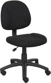 img 4 attached to Продукт: Черное офисное кресло Boss Office Products Deluxe Posture - эргономичное исполнение, регулируемая высота и размеры