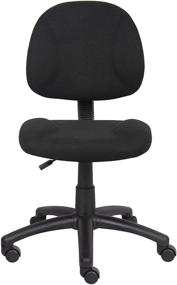 img 2 attached to Продукт: Черное офисное кресло Boss Office Products Deluxe Posture - эргономичное исполнение, регулируемая высота и размеры