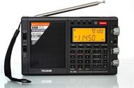 enhanced tecsun pl990 worldband radio: am/fm shortwave longwave with ssb, mp3 player – matte black logo