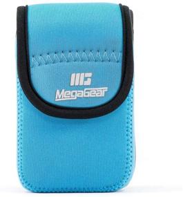 img 4 attached to 📷 MegaGear Olympus Tough TG-5, TG-870, TG-860, TG-4 Neoprene Camera Case - Ultra Light with Carabiner, Blue