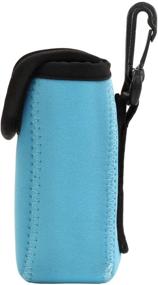 img 2 attached to 📷 MegaGear Olympus Tough TG-5, TG-870, TG-860, TG-4 Neoprene Camera Case - Ultra Light with Carabiner, Blue