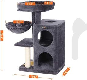 img 2 attached to SONGMICS Multi Level Sisal Covered Scratching Furniture