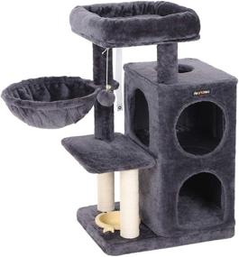 img 4 attached to SONGMICS Multi Level Sisal Covered Scratching Furniture