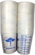 🥤 50 graduated medicine solo paper cups 3 oz - ideal for epoxy resin, polyester resin, paints! logo