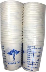 img 1 attached to 🥤 50 Graduated Medicine Solo Paper Cups 3 oz - Ideal for Epoxy Resin, Polyester Resin, Paints!