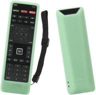 sikai remote case compatible with vizio xrt122 smart tv remote silicone case for vizio smart lcd led tv remote [shock proof] silicone cover for vizio xrt122 remote with lanyard (glow in dark green) logo