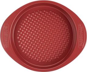 img 3 attached to 🍰 Farberware 4-Piece Nonstick Bakeware Set - Includes Nonstick Cookie Sheet, Baking Pan, and Cake Pans in Red