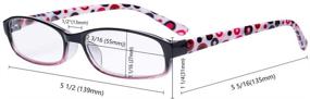 img 1 attached to Elevate Your Style with Eyekepper 4 Pack Ladies Reading Glasses - Trendy Readers with Vibrant Polka Dots Design for Women Reading +0.50