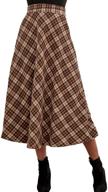 👗 persun women's flared wool skirt with convenient pockets - trendy women's clothing and skirts logo