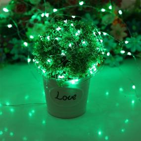 img 2 attached to YIHONG Christmas Fairy String Lights USB Powered, 33ft Twinkle Lights with RF Remote, Color Changing Firefly Lights - 13 Colors