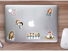 img 1 attached to 👕 Grey's Anatomy Merchandise: 50 Funny Quote Waterproof Stickers for Laptop, Water Bottles, Phone, and more!