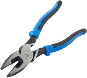 img 1 attached to Klein Tools J2000-9NECRTP 9-дюймовые бокорезы для лайнменов: натяжка ленты, обжим провода, высокий крутящий момент