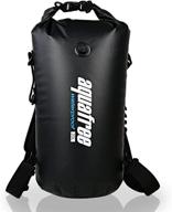 🌊 versatile 30l black waterproof dry backpack for all water sports - ideal for kayaking, boating, rafting, swimming, fishing, surfing, diving, snorkeling, and more! логотип