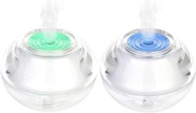 img 1 attached to Moisturizing Humidifier Portable Vaporizer Nightlight