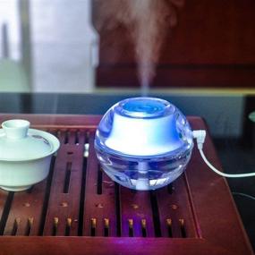 img 2 attached to Moisturizing Humidifier Portable Vaporizer Nightlight