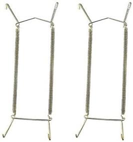 img 2 attached to 🔗 Tripar 14-20-Inch Brass Plate Wire (2 Pack): Sturdy and Versatile Hanging Solution for Artwork and Displays