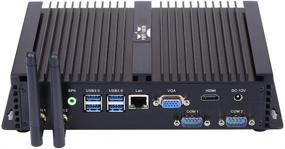 img 3 attached to Windows/Linux Industrial Mini PC with I3 4005U, 2 COM, 4G RAM, and 64G SSD