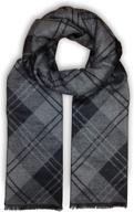 bleu luxurious winter scarf women logo