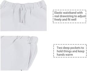 img 1 attached to 👖 ALAVIKING Штаны со шнурком, спортивные черные 01 M: Стильная одежда для активного образа жизни мальчиков.