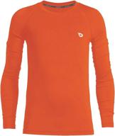 baleaf boys' performance baselayer compression shirts - long sleeve undershirts for youth logo