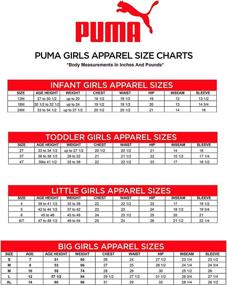 img 1 attached to 👧 PUMA Ромпер с логотипом для девочек: Спортивный и стильный комфорт для молодых модниц