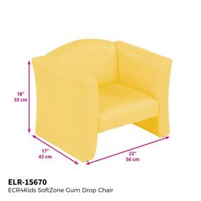 img 3 attached to ECR4Kids SoftZone Drop Upholstered Chair