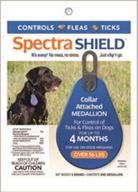 🐶 durable durvet spectra shield collar attached medallion for large dogs 56lbs and over logo