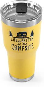 img 3 attached to Camco Stainless Steel 30 Oz Life Is Better At The Campsite