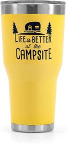 img 4 attached to Camco Stainless Steel 30 Oz Life Is Better At The Campsite