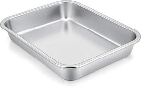 img 4 attached to CHEF High Sided Rectangular Lasagna Stainless