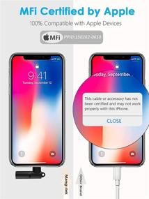 img 2 attached to Адаптер Lightning к разъему для наушников 3,5 мм Mangotek для iPhone - Кабель-конвертер Aux Dongle, сертифицированный Apple MFi