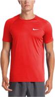 🏄 nike essential short sleeve hydroguard: ultimate protection for active water sports logo