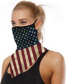 img 3 attached to Covering Bandanas Triangle Facemask Headwear Outdoor Recreation