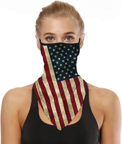 img 4 attached to Covering Bandanas Triangle Facemask Headwear Outdoor Recreation