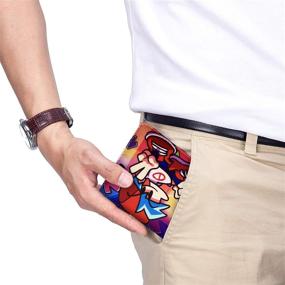 img 2 attached to Youth Boyfriend Short Wallet: Bi-Fold Boys' Accessories for Wallets & Money Organizers