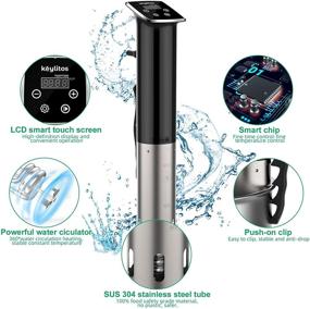img 3 attached to Keylitos Sous Vide Cooker Machine 🔥 1100W: Waterproof Precision Cooker with Accurate Control