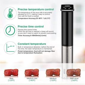 img 2 attached to Keylitos Sous Vide Cooker Machine 🔥 1100W: Waterproof Precision Cooker with Accurate Control
