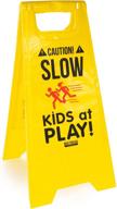 🚸 attention: slow child safety signs logo