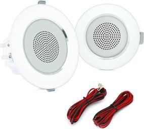 img 1 attached to 🔊 Pyle PDIC4 160W RMS Динамик - 2-Полосный - Единичная Упаковка - 60Гц до 20кГц - Сопротивление 8 Ом - Чувствительность 90 дБ - Накладной Монтаж